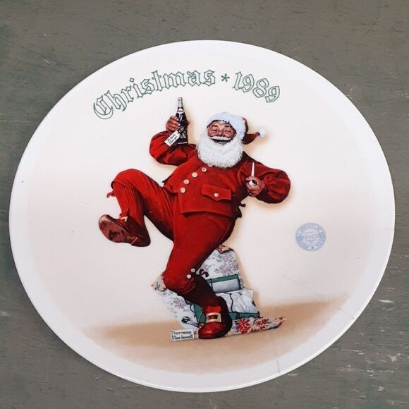 Norman Rockwell Deer Santy Plates, Pepsi Santa, Jolly old St.Nick, Snow Queen - Picture 5 of 11